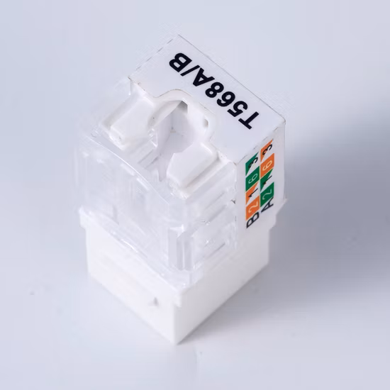 Gcabling Hubbell Jacks Ethernet Punch Down Telefone Coaxial RJ45 Cat 6 Keystone Jack