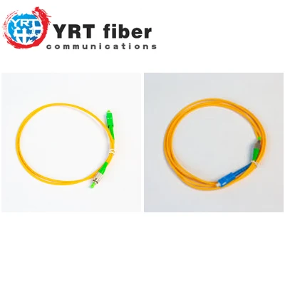 Multicore LC/Sc/St/FC MPO/MTP Conector FTTH Fibra Drop PVC Patch Cord Óptico